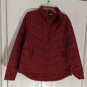 The North Face Women's Burgundy Puffer Jacket